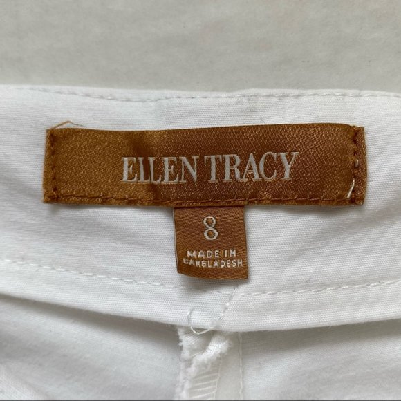 Ellen Tracy Capri Pant Off White - Picture 6 of 10